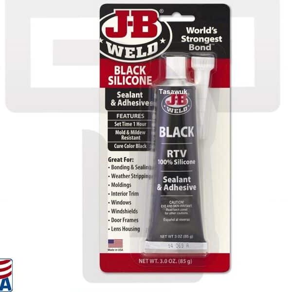 JB Weld Black Silicone Adhesive for Durable Bonding