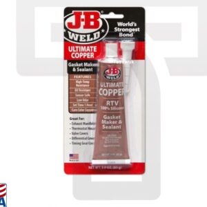 Heat-Resistant Sealing: JB Weld Hi-Temp Copper Silicone (Made in USA)