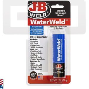 Fix Leaks Underwater: JB Weld Water Weld (Made in USA)