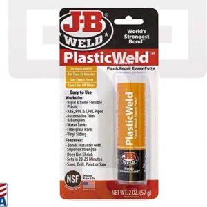 Quick Plastic Repairs: JB Weld Plastic Weld (Made in USA)