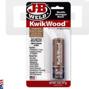 Restore Wood Surfaces: JB Weld Wood Repair Putty (Made in USA)