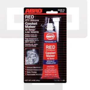 Abro High-Temp Gasket Maker (Red) - Creates Durable & Heat-Resistant Seals