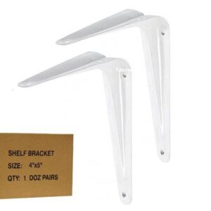 Functional Support: Light Duty Shelf Brackets (5'' x 6'')
