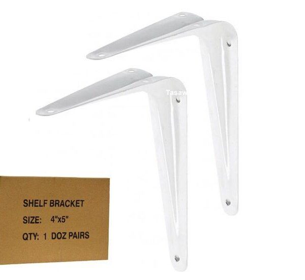 Functional Support: Light Duty Shelf Brackets (5'' x 6'')