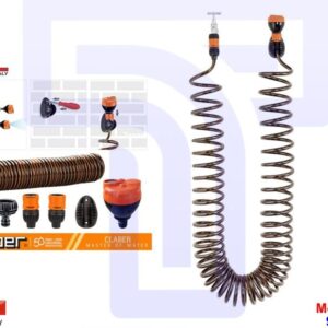 Claber Spiral Hose Kit Plus - Effortless Watering, Extended Reach