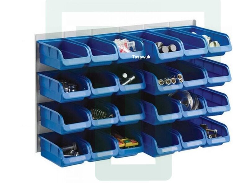 IMG_9513-e1663700587779.jpg Clarke Wall Mounted Panel with 24pcs Bins - Image 1