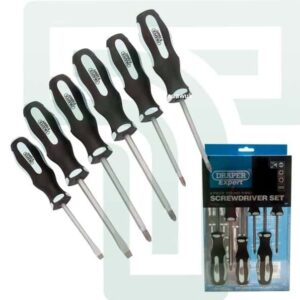 Draper 6pc Hammering Screwdriver Set: Drive & Strike with Efficiency