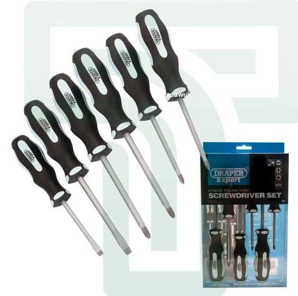 Draper 6pc Hammering Screwdriver Set: Drive & Strike with Efficiency