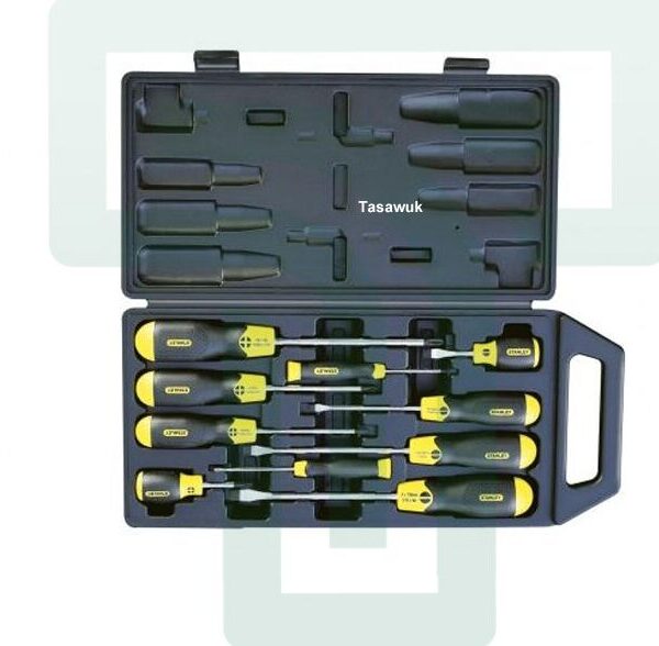 Stanley 10pc Comfort Grip Screwdriver Set: Work with Ease & Control