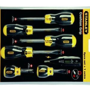 Stanley 6-Piece Screwdriver Set: Tackle Diverse Screw Driving Jobs