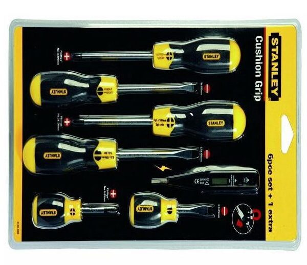 Stanley 6-Piece Screwdriver Set: Tackle Diverse Screw Driving Jobs