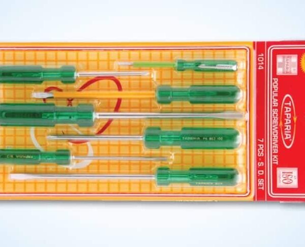 Taparia 7-Piece Screwdriver Set: Reliable Solution for Diverse Screw Jobs
