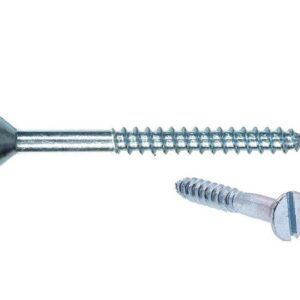 Zinc Plated Wood Screw Slotted