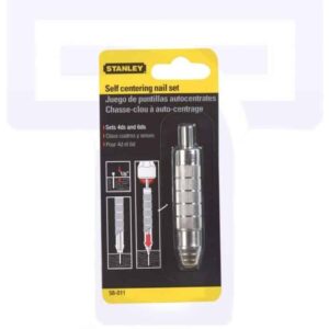 Stanley 9/16"" Self-Centering Nail Set: Achieve Precise Nail Placement Every Time