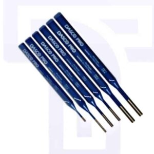 Dasco Pro 6pc High-Carbon Steel Pin Punch Set: Drive Out Pins & Shafts Precisely