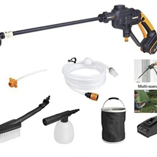 Worx Cordless Hydroshot: Portable Power Cleaning (2.0Ah Battery)