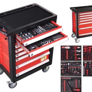 Complete Your Workspace with the 196-Piece Tool Trolley