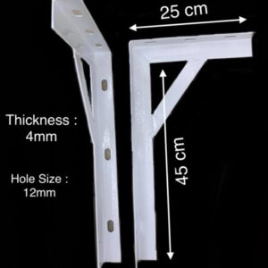 Reliable Support: Heavy Duty Angle Bracket (Large Size)