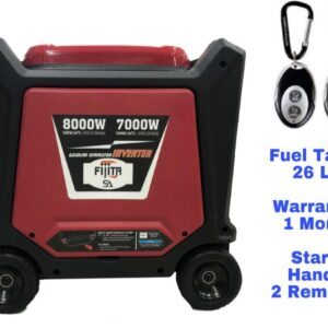 Power Through Outages Without Noise: 7000W Silent Gasoline Generator from FIJITA