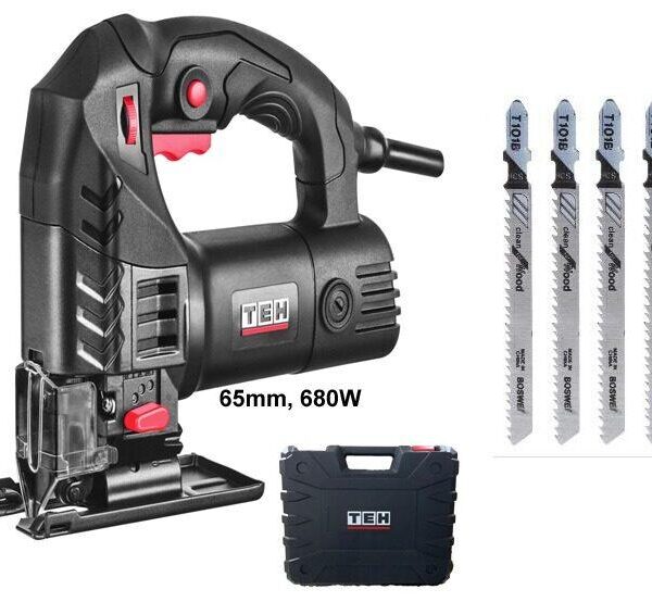 Powerful 680W TEH Electric Jigsaw : Make Clean & Precise Cuts