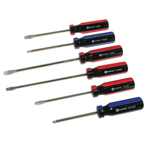 GreatNeck 6-Piece Screwdriver Set: Essential Pieces for Diverse Screw Driving Needs