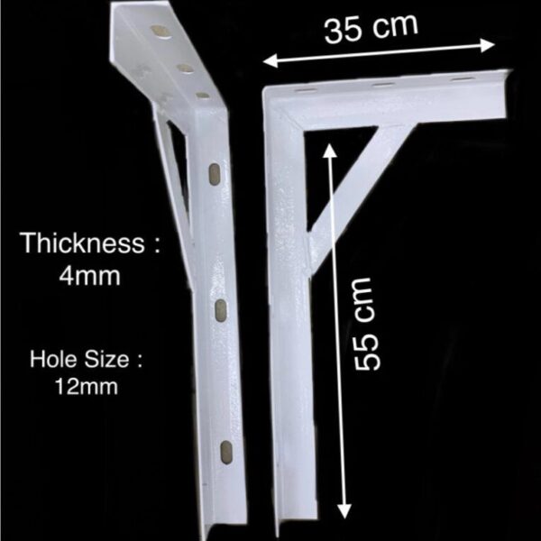 Reliable Support: Heavy Duty Angle Bracket (Large Size)