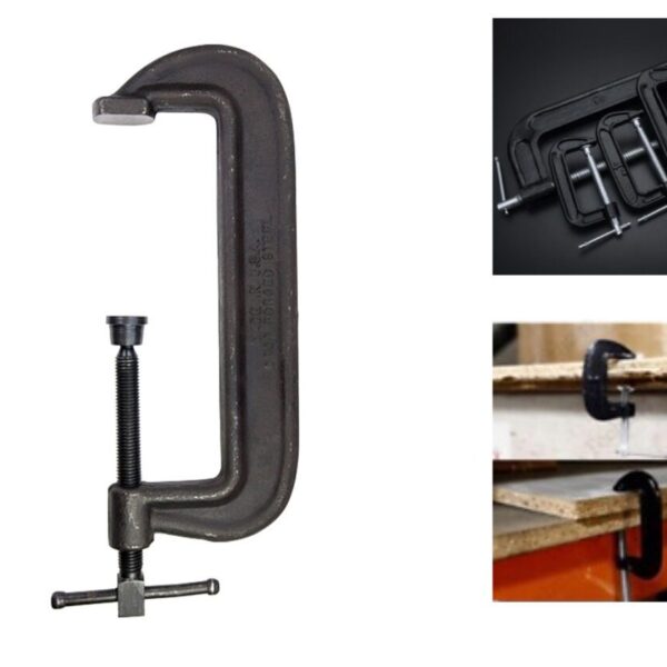 Heavy Duty G-Clamp, Size : 10"