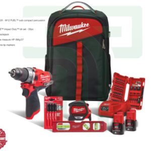 General Tradesman Kit with Drill Machine By Milwaukee