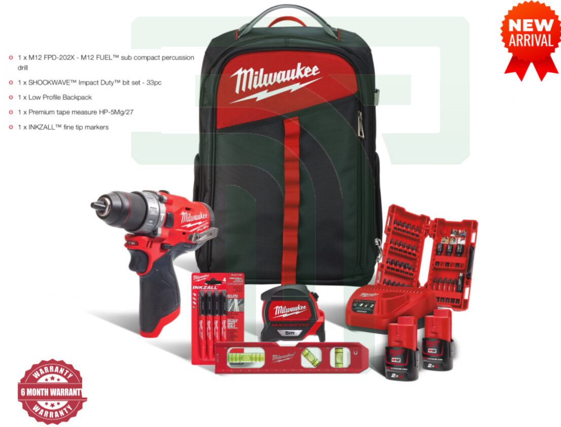 KKTC6313-e1665934453745.jpeg General Tradesman Kit with Drill Machine By Milwaukee - Image 1