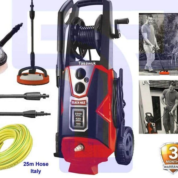 BlackMax 150 Bar Electric Pressure Washer: Powerful Performance