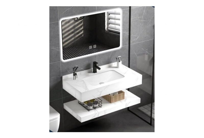 Luxurious-2-piece-Granite-Sink-Mirror-e1760186495946.jpg Luxurious 2 pc Granite sink & LED Mirror model 1 - Image 1
