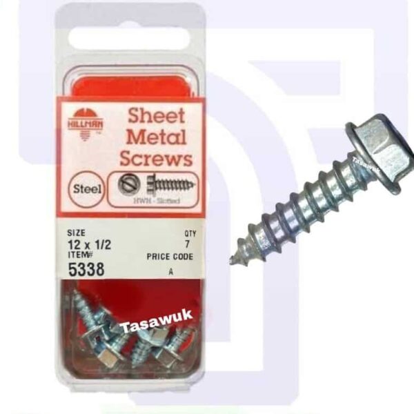 Sheet Metal Screw HWH - Slotted