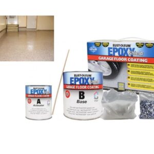 Rust-oleum Tan Gloss Garage Floor Coating: Ideal for Single Car Garages
