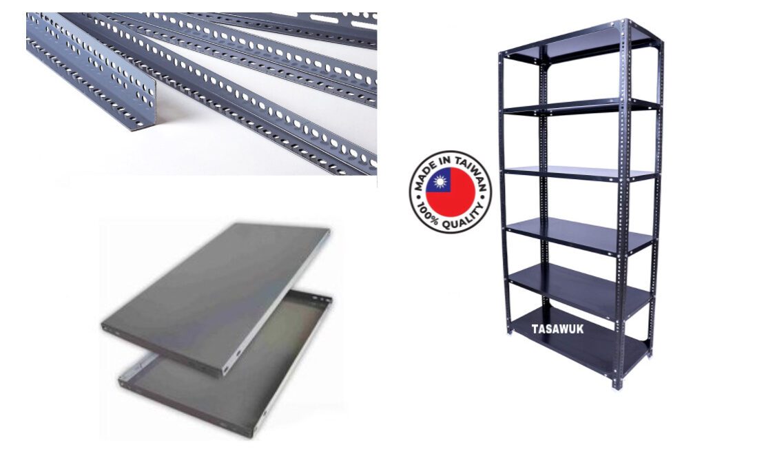 MNKU6058-e1663417560112.jpeg Slotted Angle with Shelf Tray - Image 1
