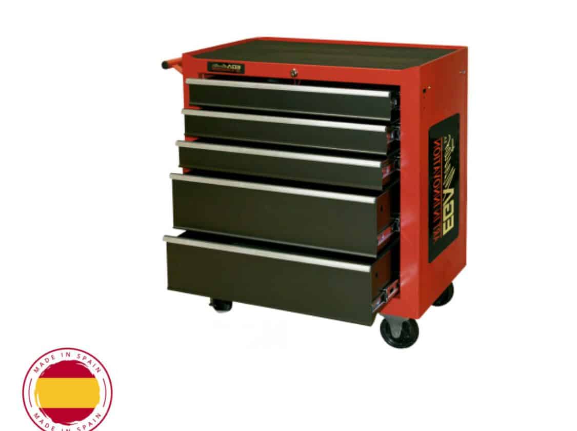 NJTQE2031-e1665830998973.jpg EGA Master Tool Trolley: Streamline Your Workspace with 5 Spacious Drawers - Image 1