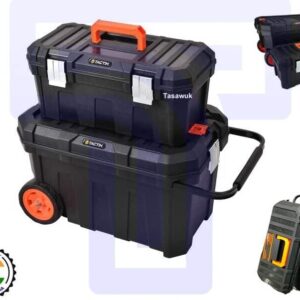 Taparia 2 in 1 Rolling Tool Box Set: Versatile Storage and Transport for Your Tools