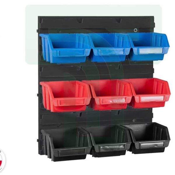 Wall Fixing Panel with Bins