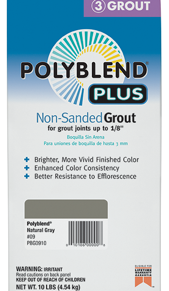 Polyblend Plus Non Sanded Tile Grout 10Lb
