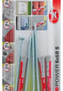 Duo Power Wall Plugs with Screws