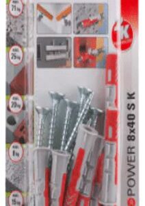 Duo Power Wall Plugs with Screws