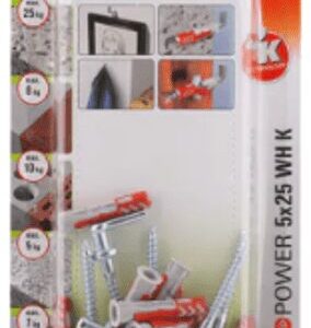 Duo Power Wall Plugs with L Hook