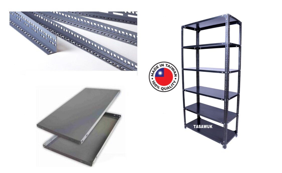 RLZM4229-e1663418111835.jpeg Slotted Angle With Shelf Tray - Image 1