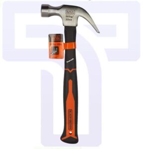 Black + Decker Fiberglass Claw Hammer: Build, Repair, & Craft with Accuracy & Comfort