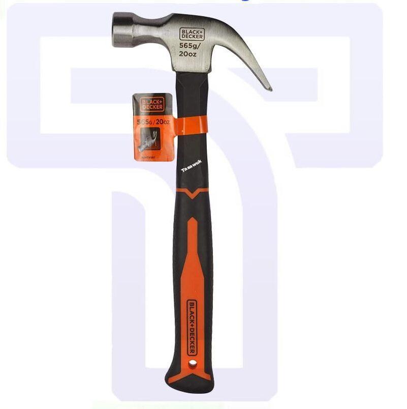 RMPD0187-e1667310017930.jpg Black + Decker Fiberglass Claw Hammer: Build, Repair, & Craft with Accuracy & Comfort - Image 1