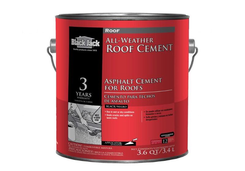ROOF-CEMENT-e1778585489529.jpg Black Jack All Weather Roof Cement 3.4 L - Image 1
