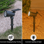 EVB Waterproof Solar Garden Light Warm White - Image 3