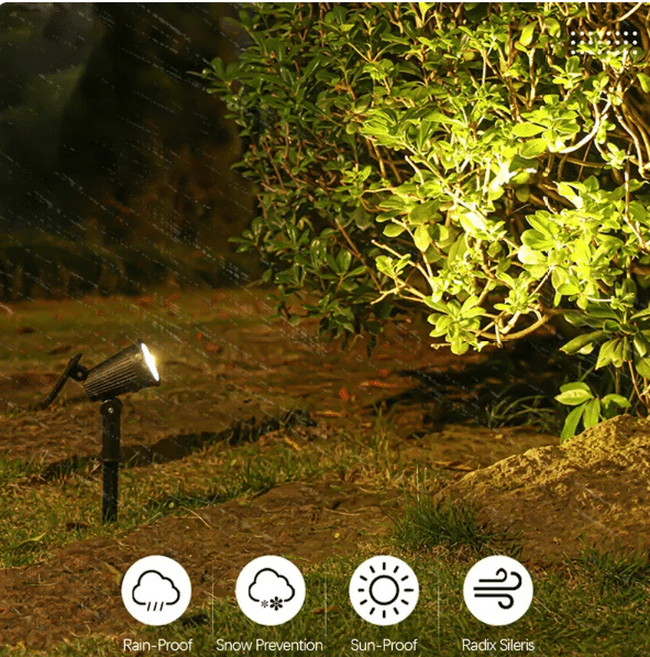 SHN001.png EVB Waterproof Solar Garden Light Warm White - Image 1