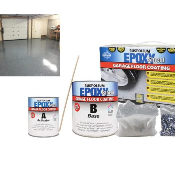 Rust-oleum Grey Gloss Garage Floor Kit: Transform Your Single Car Garage