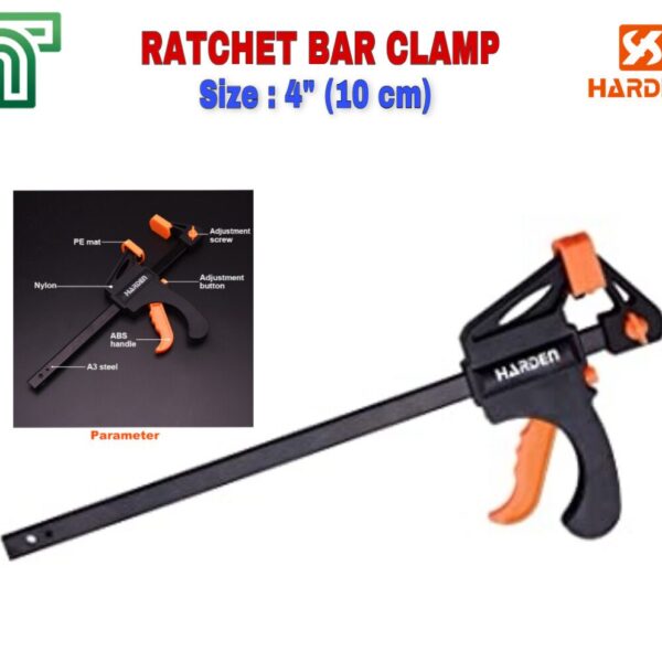 Ratchet Bar Clamp, Size : 4" (10cm)