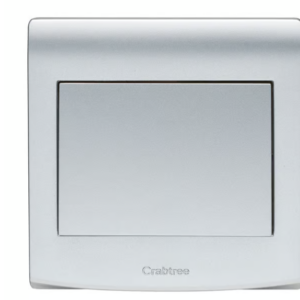 CRABTREE 10AX 1 gang intermediate switch WR Silver